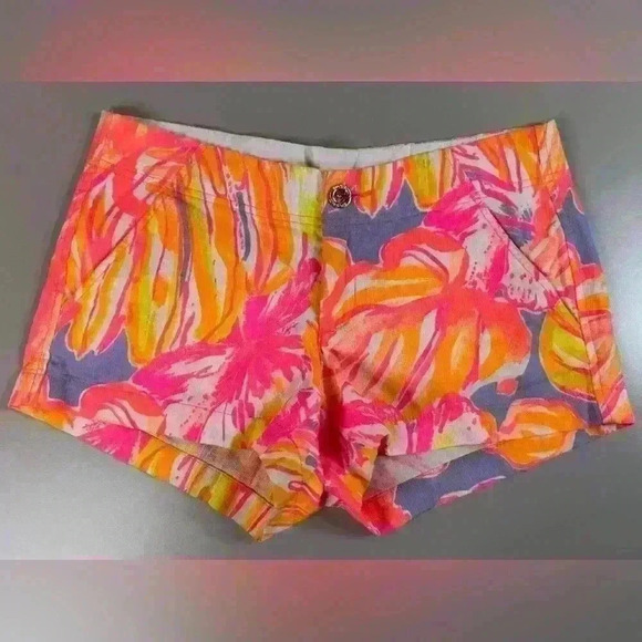 Lilly Pulitzer Pants - Lilly Pulitzer Kerrie Shorts Size 2 Sun Splashed 3inch inseam